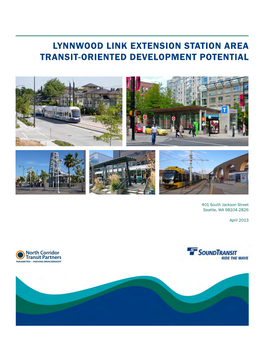 Lynnwood Link Extension Station Area Transit-Oriented Development Potential