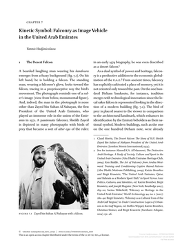 Falconry As Image Vehicle in the United Arab Emirates