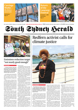 Redfern Activist Calls for Climate Justice