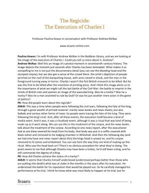 The Regicide: the Execution of Charles I