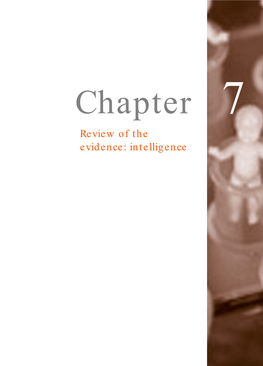 Review of the Evidence: Intelligence