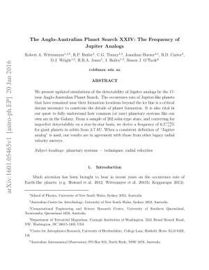 The Anglo-Australian Planet Search XXIV: the Frequency of Jupiter