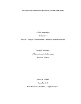 Location Corrections Through Differential Networks (LOCD-IN)