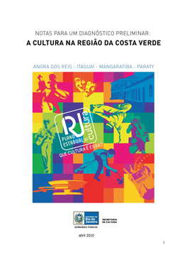 Diagnóstico Cultural Do Estado Do Rio De Janeiro