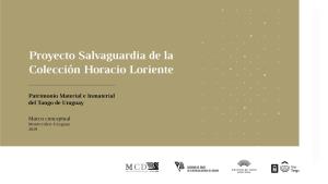 Proyecto Salvaguardia De La Colección Horacio Loriente