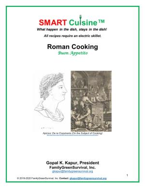 Roman Cooking Buon Appetito
