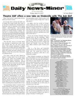 Theatre UAF Offers a New Take on Cinderella with 'The Ash Girl'