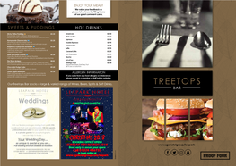 Treetops Bar Stocks a Large & Varied Range of Wines, Beers, Spirits & Soft Drinks