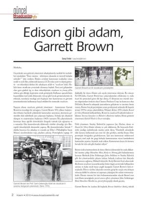 Edison Gibi Adam, Garrett Brown