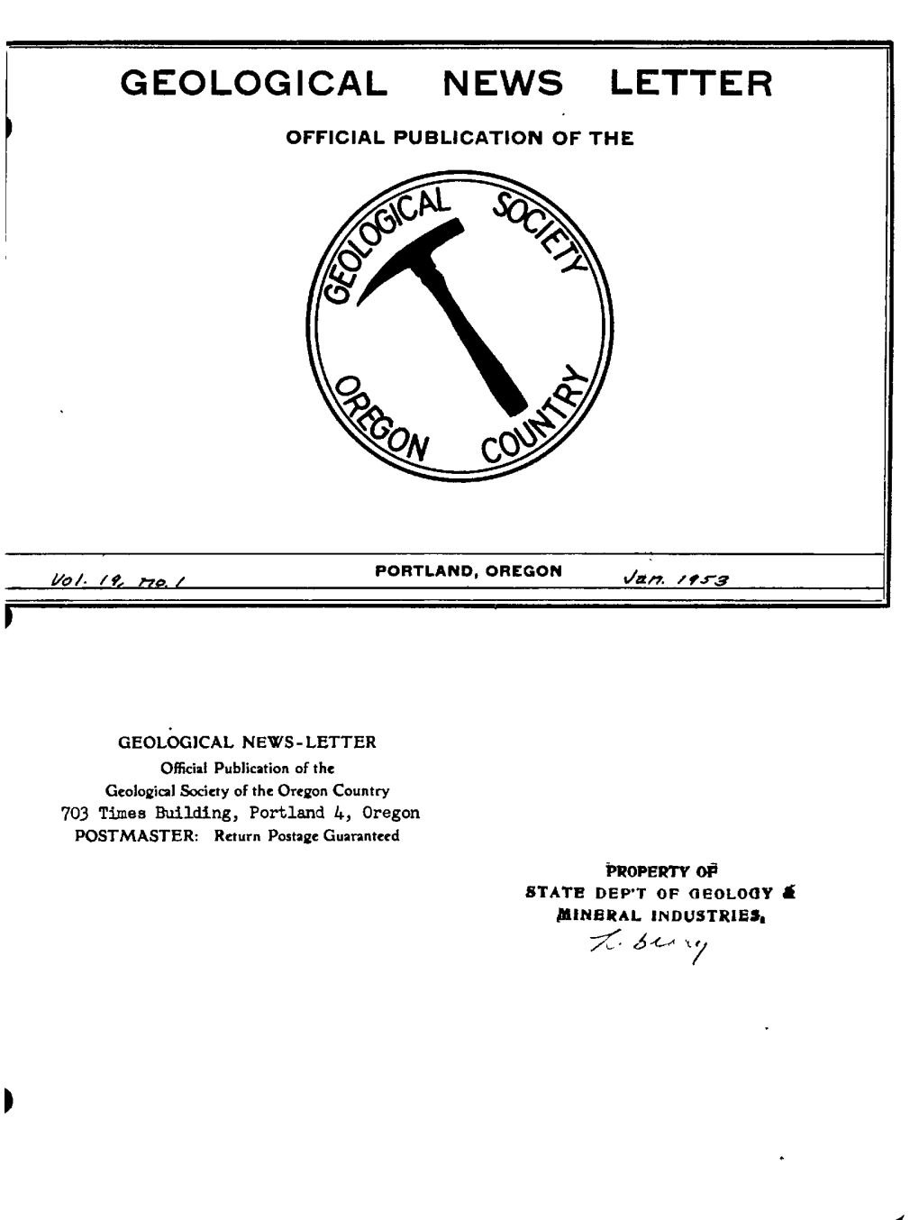 1953 Zone Phone Presi.Ient: L·:R