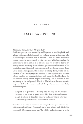 Amritsar 1919–2019