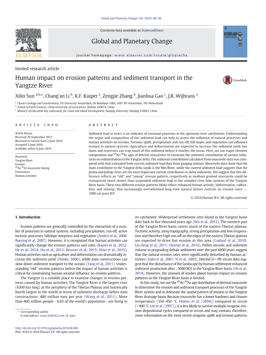 human-impact-on-erosion-patterns-and-sediment-transport-in-the-yangtze