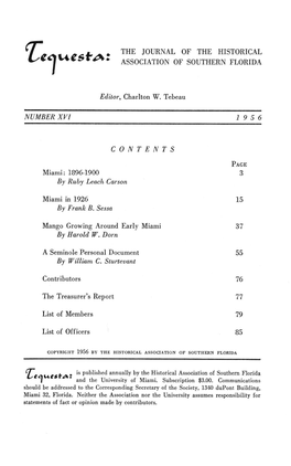 Miami: 1896-1900 3 by Ruby Leach Carson