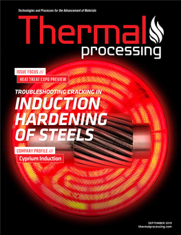 INDUCTION HARDENING of STEELS COMPANY PROFILE /// Cyprium Induction