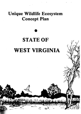 West Virginia Unique Wildlife Ecosystem Concept Plan
