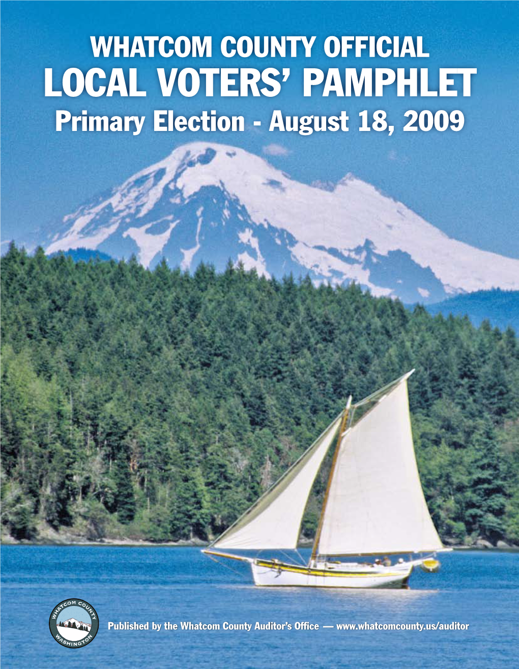 Local Voters' Pamphlet