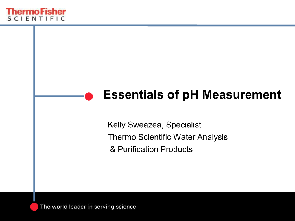Essentials of Ph Measurement