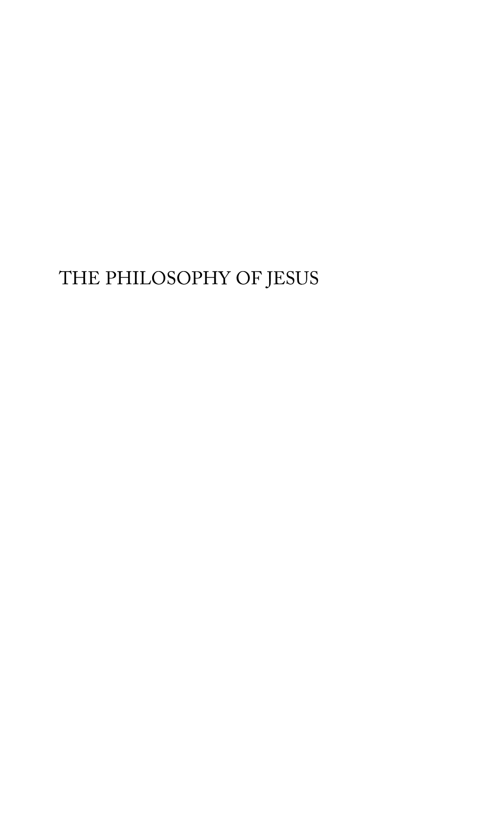 Peter Kreeft – Philosophy of Jesus