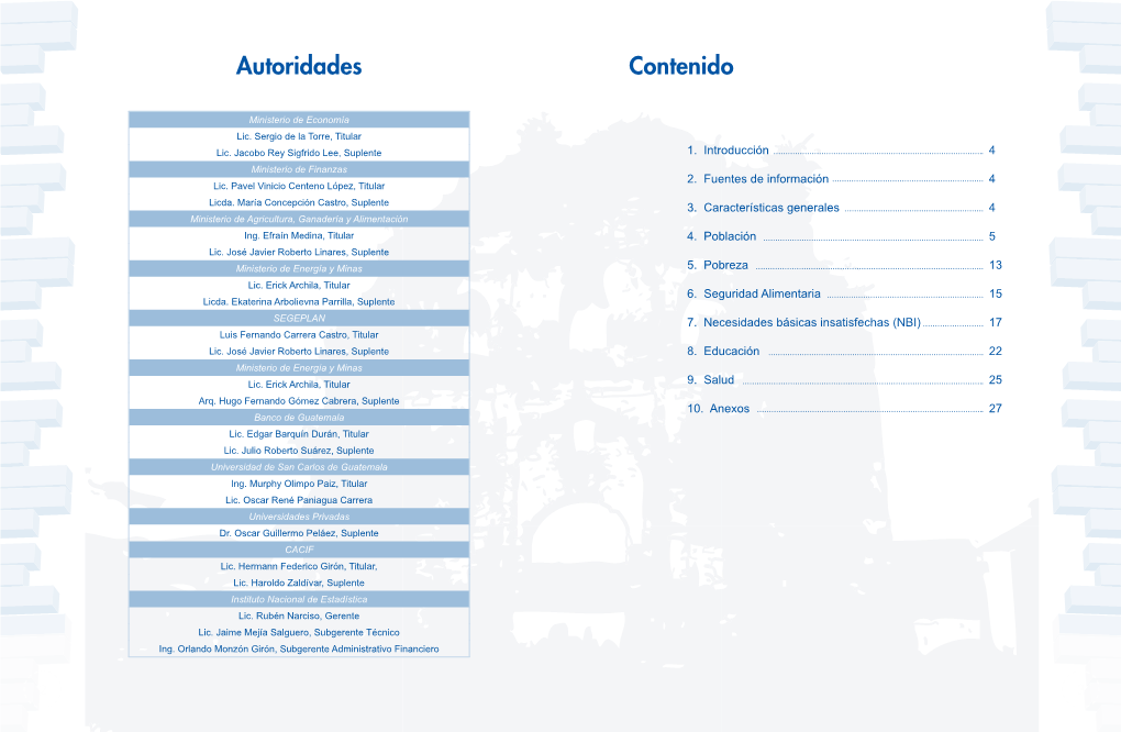 Autoridades Contenido