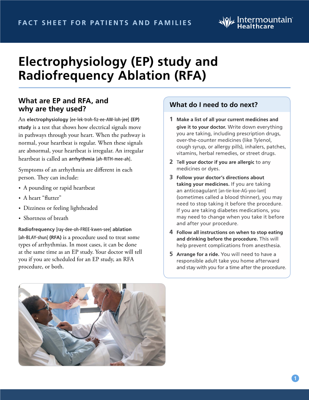 EP) Study and Radiofrequency Ablation (RFA