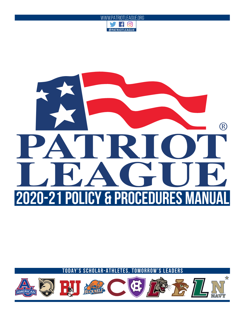 2020-21 Patriot League Policy and Procedures Manual