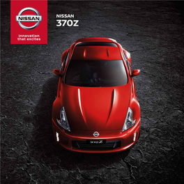 Brochure: Nissan Z34 370Z (September 2016)