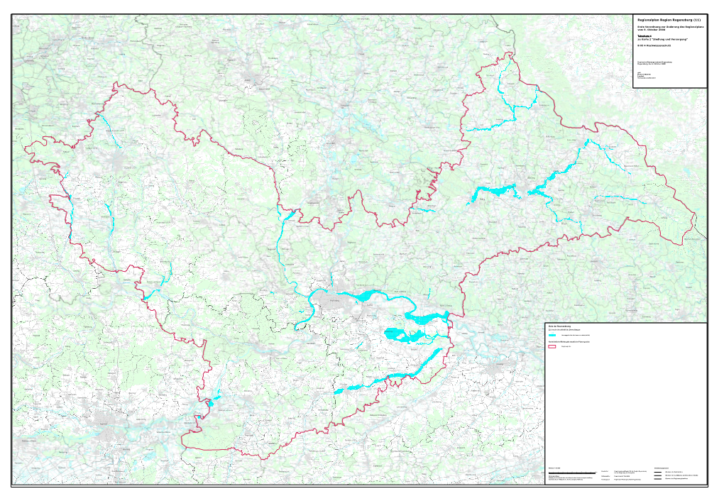 Tekturkarte Regionalplan Region