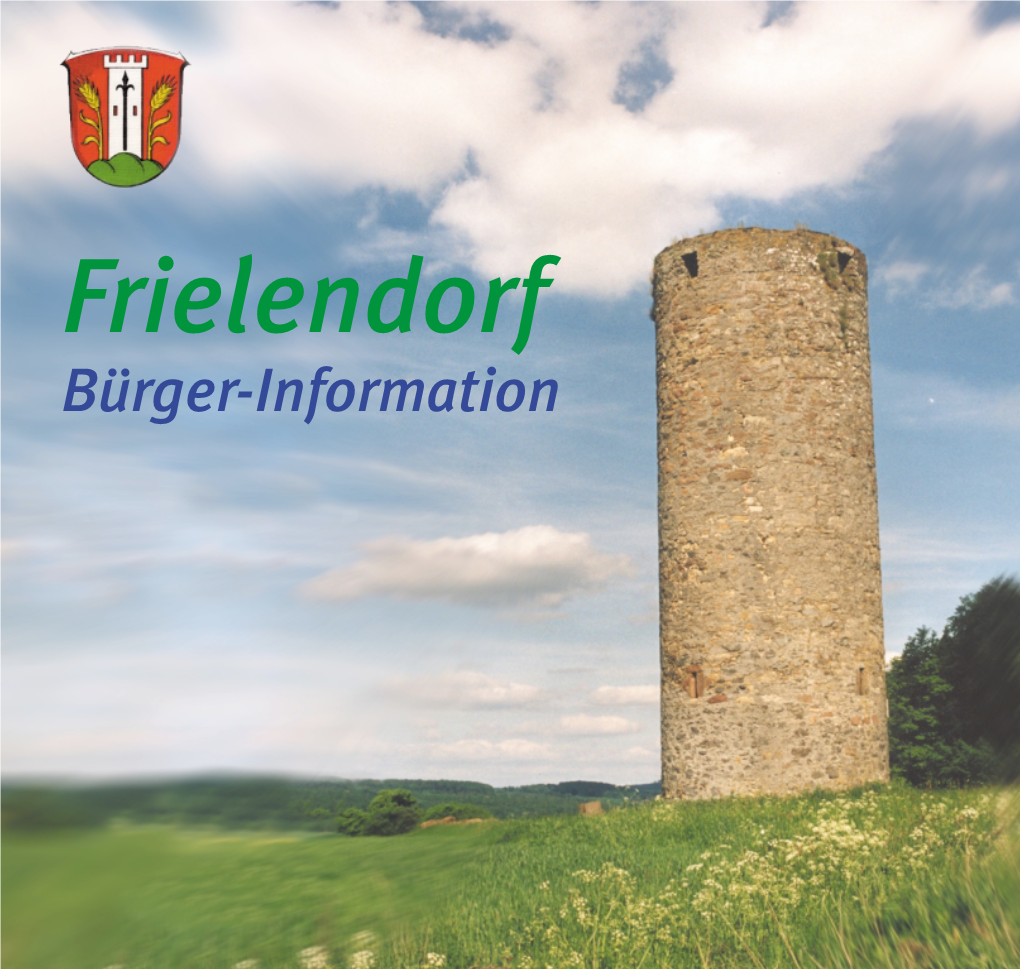 Frielendorf Bürger-Information Frielendorf, Kirchfeldstraße 8, Tel