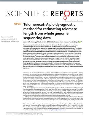 Telomerecat: a Ploidy-Agnostic Method for Estimating Telomere