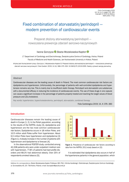 Fixed Combination of Atorvastatin/Perindopril — Modern Prevention of Cardiovascular Events