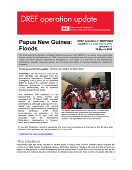 Papua New Guinea: Floods