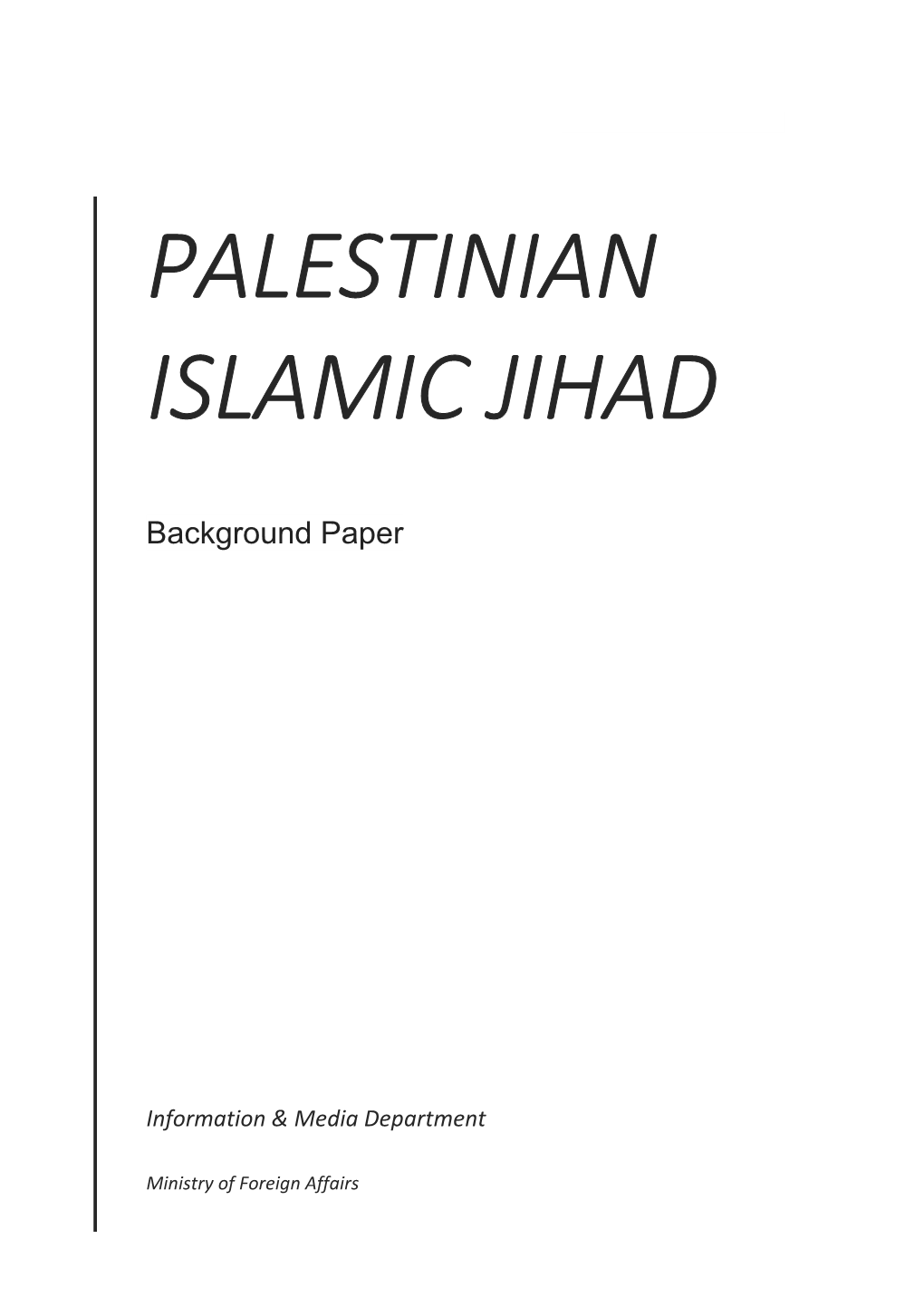 Palestinian Islamic Jihad