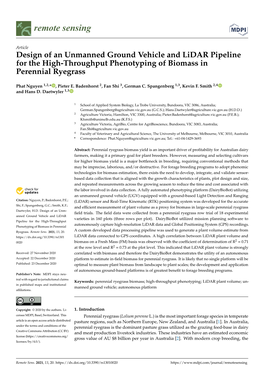 Design of an Unmanned Ground Vehicle and Lidar Pipeline for the High-Throughput Phenotyping of Biomass in Perennial Ryegrass
