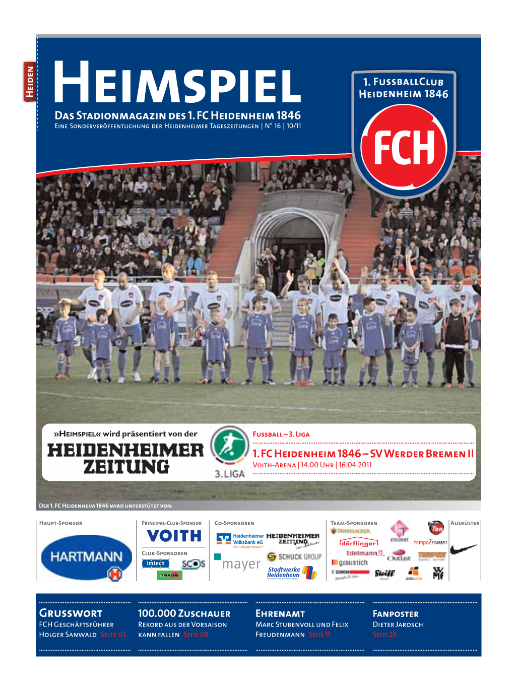 Das Stadionmagazin Des 1. FC Heidenheim 1846