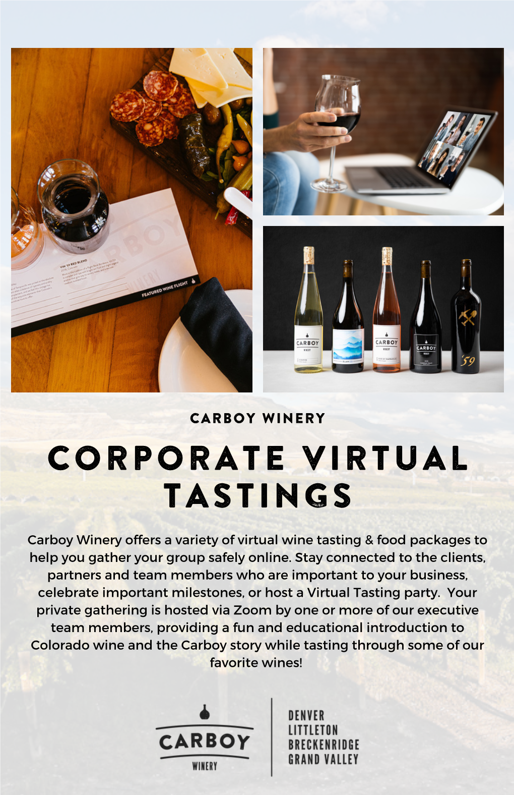 Corporate Virtual Tastings