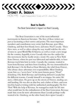 The Beat Generation's Impact on Neal Cassady