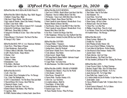 Idjpool Pick Hits for August 26, 2020 Idjpool Pick Hits: 08-23-2020 to 08-29-2020 (Week 35) Idjpool Pick Hits DANCE REMIXES: Idjpool Pick Hits CHRISTIAN: 1