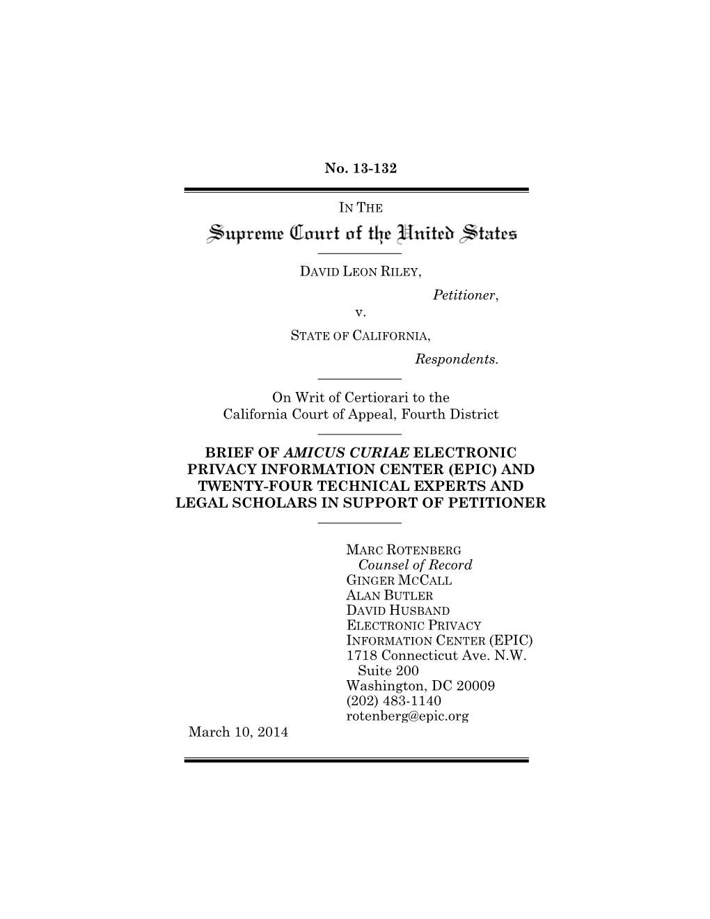 EPIC's Amicus Brief