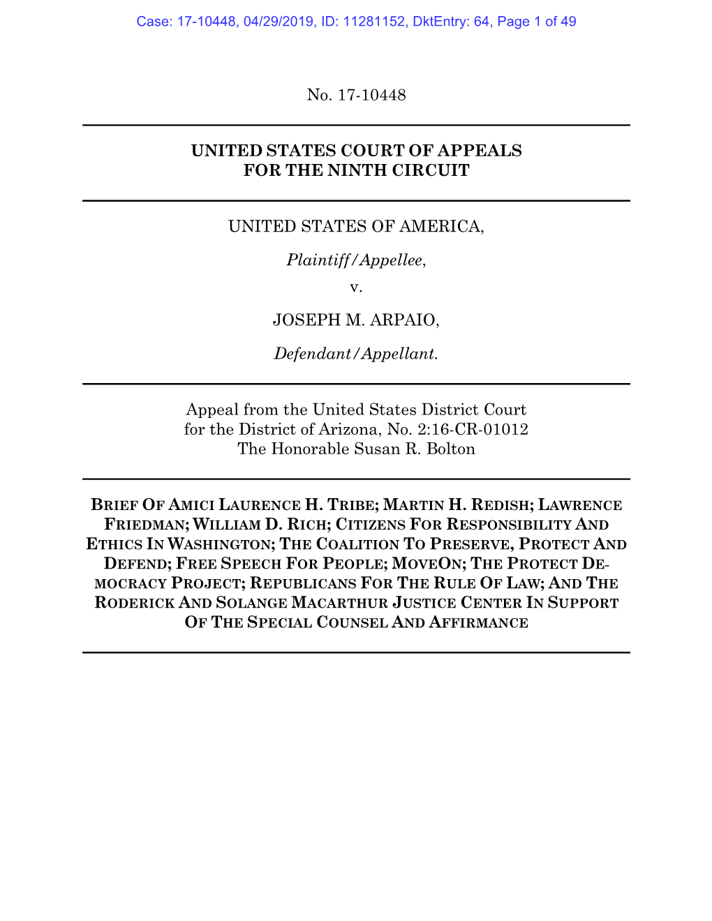 Amicus Briefs in Constitutional Cases Across the Country