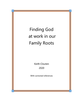 Finding God at Work in Our Family Roots