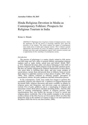 Pp.001-012 SHINDE Hindu Religious Devotion