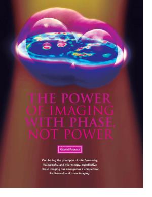 The Power of Imaging with Phase, Not Power