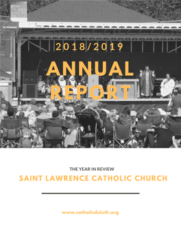 2018/2019 St. Lawrence Annual Report 2019