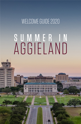 Summer in Aggieland Table of Contents