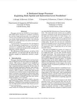 Computer Architecture for Machine Percep