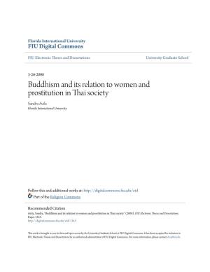 Buddhism and Its Relation to Women and Prostitution in Thai Society Sandra Avila Florida International University