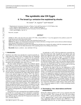 The Symbiotic Star CH Cygni. II. the Broad Ly Alpha Emission Line