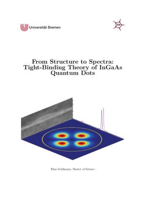 Tight-Binding Theory of Ingaas Quantum Dots