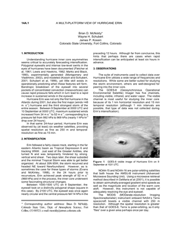 A Multi-Platform View of Hurricane Erin