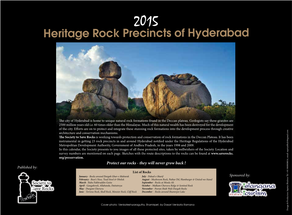 Heritage Rock Precincts of Hyderabad